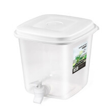 Wasserbehälter mit Wasserhahn für Eistee,-Quadratisch 3,5 l