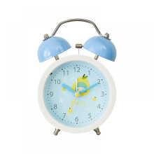 Mordely Creative Cartoon Children's Loud Volume Alarm Clock, Student Bedside Clock, Creative Clock, Metal Bell Clock ue