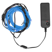 Flexible Blue LED Neon Light String Portable Removable Home Stage Decoration