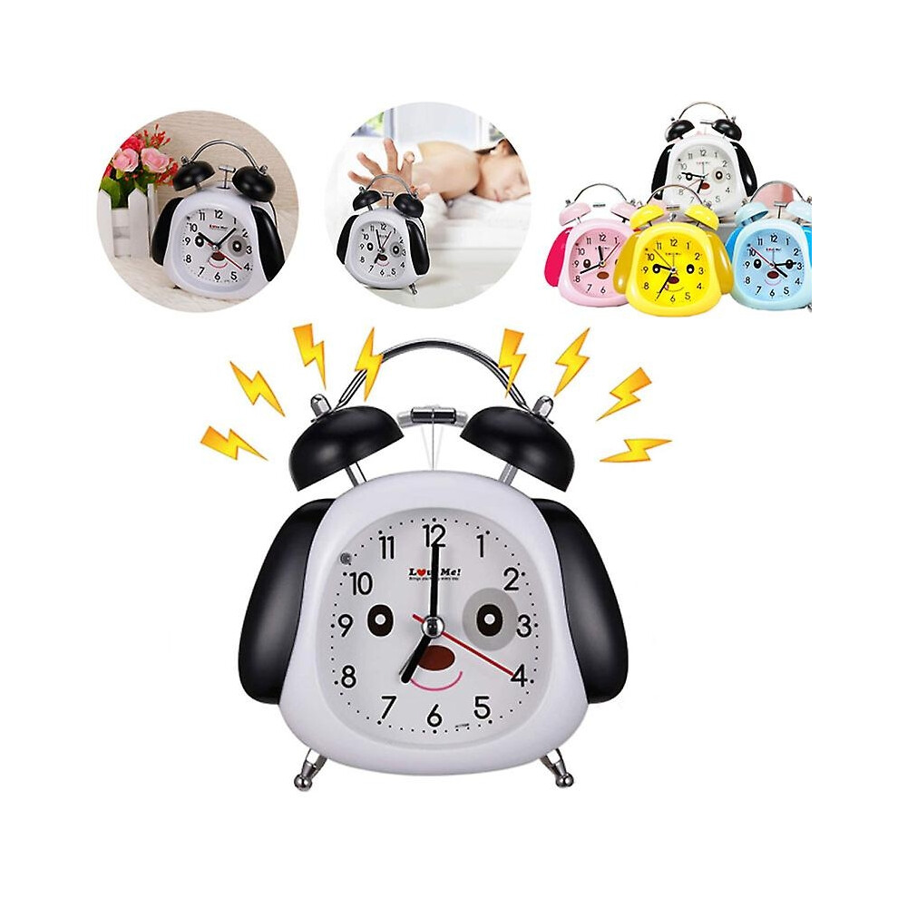 2025 Suitable Alarm Clock Analog Dog Children Alarm Clock Double Clock Alarm Clock Analog Quartz Alarm Clock