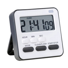 Timer Cooking Kitchen Sports Study Alarm Clock_Black