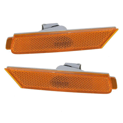 Pair Front Side Marker Lights Fits Chevrolet Camaro 10-2015