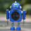 Robot Luminous Alarm Clock Metal Digital Display Silent Smart Stu 1