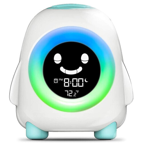 Réveil pour enfants, veilleuse colorée, minuteur de sieste