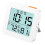 Digital Alarm Clock, Lightweight Travel Clock, Portable Clock White 1