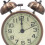 Quiet retro analog alarm clock compatible the bedside table, does not tick KLB 1