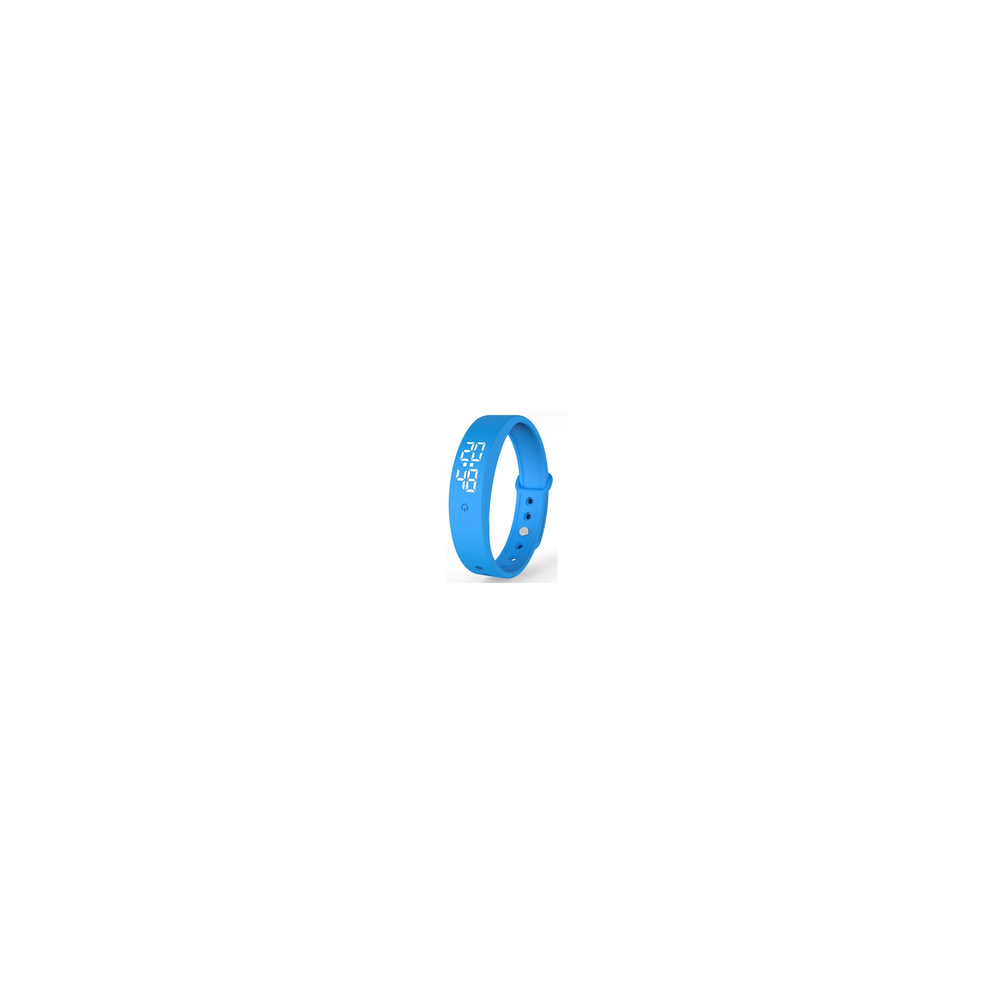 Vibrating Reminder Clock - Rechargeable Vibration Alarm Silent Alarm Clock Measures Body Temperature Waterproof_blue