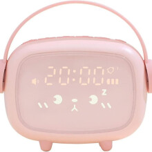 Children's alarm clock - Cute alarm clock with night light and music, day and night