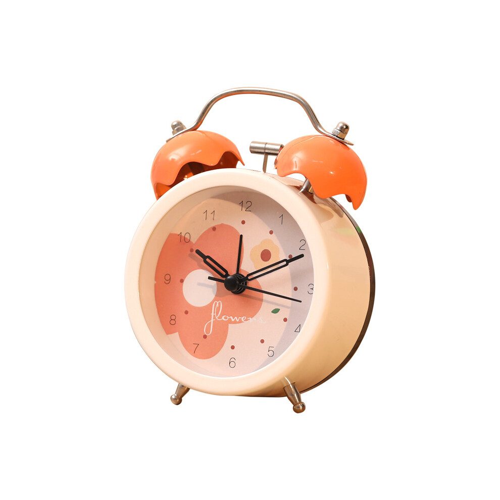 Alarm clock student cartoon cartoon creative mute metal home decoration