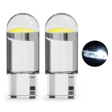stuks T10 W5W COB LED auto kentekenplaatverlichting Canbus wigvormige markeringslamp_wit