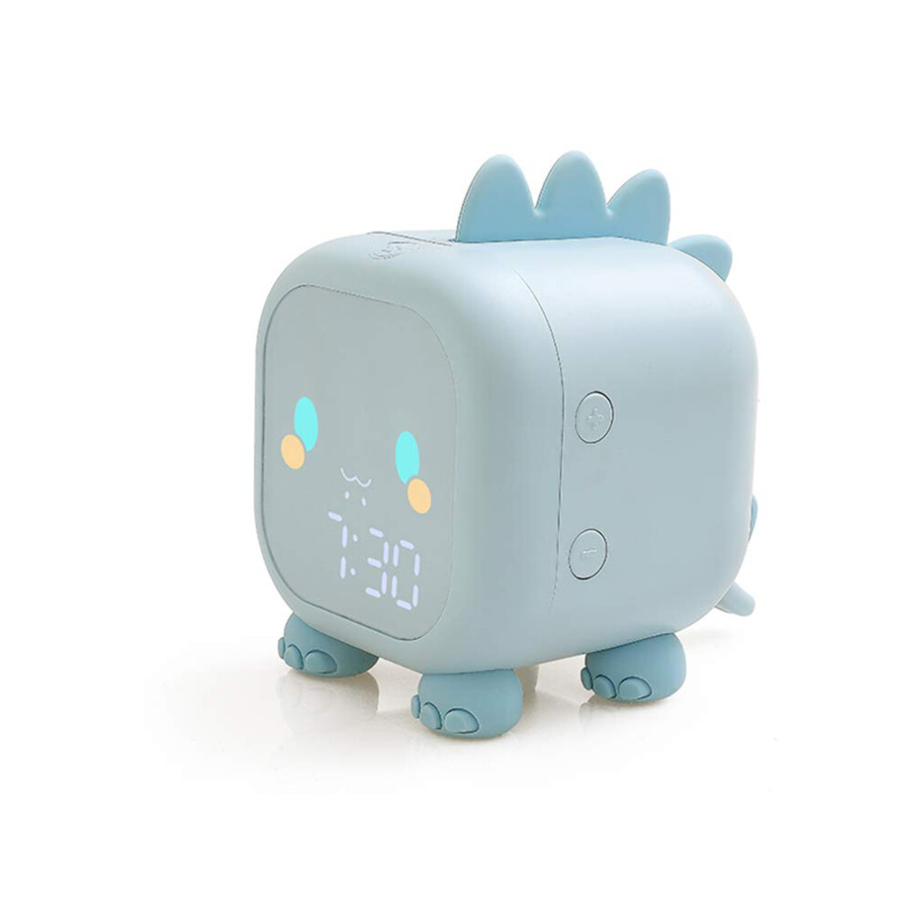 Kids Dinosaur Alarm Clock Boys Alarm Clocks With Night Digital Alarm Clock Compatible Kids Boy Children Blue/Light