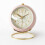 Clock, Small Silent Table Clock Classic Retro Alarm Clock White 1
