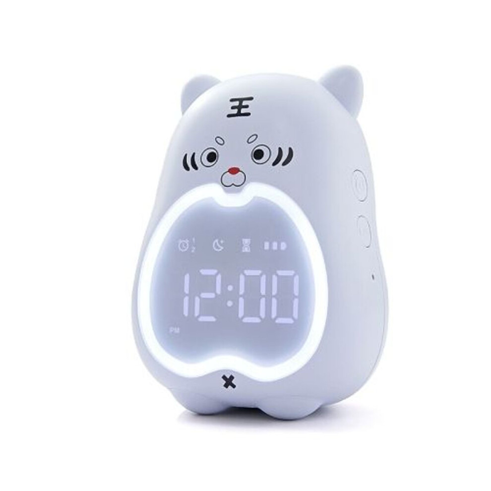 Electronic Alarm Clock Compatible Children With Night (Blue) Light/Blue
