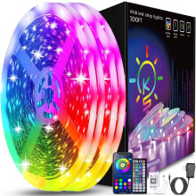 RGB 20m LED loop RGB5050 Music synchronization LED strip multic multic multic_ColorRGB 20m 5050 LED strip/multicolor