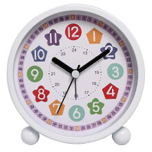 Children Educational Alarm Clock Yellow_white b