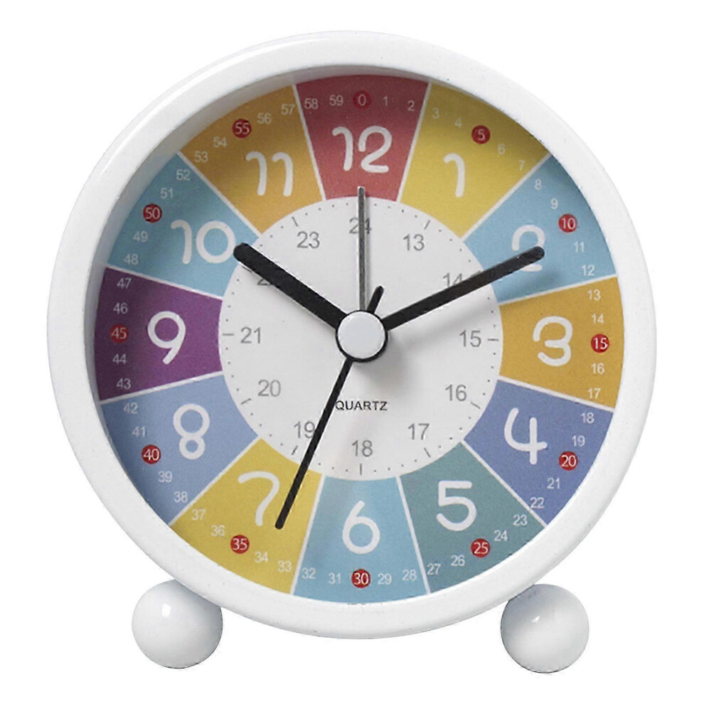2025 Kids Alarm Clock, Analog Alarm Clock, Silent, Learning Alarm Clock, Children's Quartz Alarm Clock Teenager