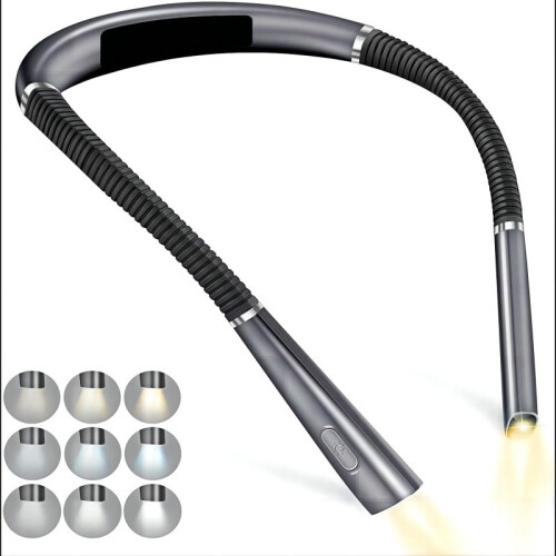 Night Reading LED Lighting Book Lamp USB Charging_grey