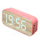 Wireless Bluetooth Speaker New Mini Home Mirror Small Speaker Remote Control Alarm Clock Smart Speaker (English Version) Pink 1