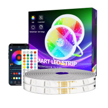 LED Light Strip 40M Smart RGB Bluetooth controller with 44 keys
