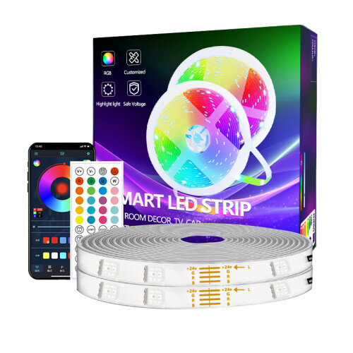 LED Light Strip 40M Smart RGB Bluetooth controller with 44 keys