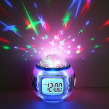 LED-sterrenprojector wekker, nachtlampje decoratie