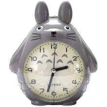 Wekity Totoro-Wecker mit Schlummerfunktion, geräuschlos und mit LED-Nachtlicht – das perfekte Geschenk für Kinder und Jugendliche