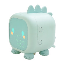 Smart Sensor Clock compatible Kids, LED Digital Table Clock with Dinosaur Night Light and Voice Time Display, Talking Alarm Clock with Rechargeable