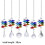 Κρυστάλλινο Suncatcher, Υψηλής Διάθλασης K9Crystal, Πεταλούδα από Ανοξείδωτο Ατσάλι, 2