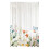Ready To Hanging Leaf Designs Window Screen-Flowers 5 132x213cm 1