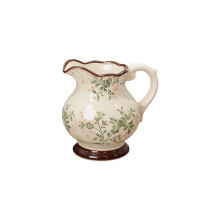 Elegant Hand Painted Ceramic Tissue Box-milk bottle vase