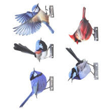 5 Pieces strong Iron Bird Carvings for lovely garden and Fence