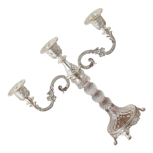 Kandelaber-Kerzenhalter, Kerzenhalter, dekorative-Silber 3