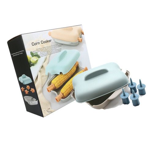 Quick Heat Microwave Corn Steamer Container Safe And Durable-2