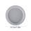 Nordic Plastic Round Plates – Food-Grade, Shatterproof, 3