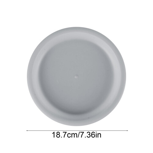 Nordic Plastic Round Plates – Food-Grade, Shatterproof, 2