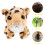 Plüsch-Leoparden-Schlüsselanhänger – PP-Baumwolle – 10 cm 4