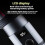 Azure Dragon Laser Cannon High-Intensity Flashlight, Handheld Rechargeable Zoom Long-Range Flashlight (Silver/Gold) 6