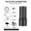 S2302 30W 1600LM High Power Telescopic Zoom Flashlight(Black) 6