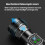 SMILING SHARK High-Brightness Flashlight With Power Display Outdoor Long-Range Spotlight, Spec: Rainbow Side Light 5