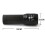 PCS Three-Speed Zoom LED Flashlight Mini Aluminum Flashlight(Black) 2