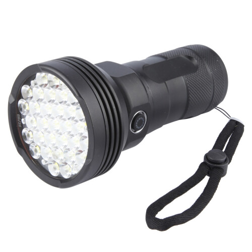 W5202-1 31 LEDs 5500LM High Brightness Rechargeable Flashlight(Black) 2
