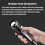 SMILING SHARK SD-5244 Zoomable Digital Display Flashlight With Side Light 4-Gear Dimmable Portable Torch, Style: Hook 2