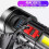 L-822 USB Rechargeable Floodlight Mini Portable LED Flashlight 5