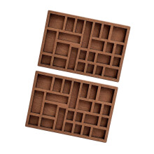 Versatile Wooden Organizers Mineral Collection Storage Box-B