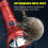 812-BT90 50W Spotlight 3000LM USB Rechargeable LED Flashlight(Black) 5