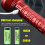 812-BT90 50W Spotlight 3000LM USB Rechargeable LED Flashlight(Black) 6