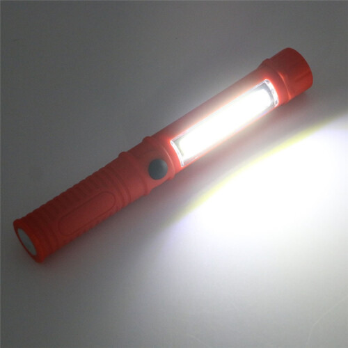 Multifunctional Portable Mini COB LED Work Light Pen-Shaped Outdoor Flashlight (Black) 2