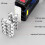 USB Charging Super Bright Waterproof 8 LED Camping Flashlight Lamp 5