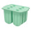 6 Cavity Silicone Ice Candy Molds Dishwasher Safe Easy-Green 1