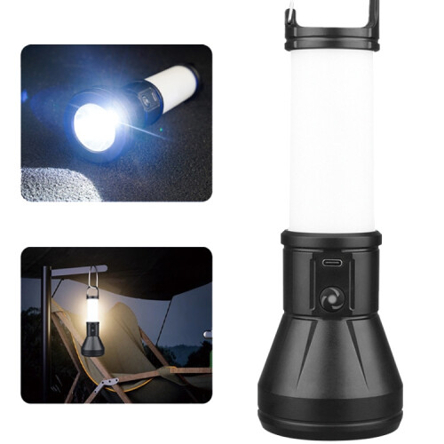 E-SMARTER S02 Small Dual Light Source Side Lamp Floodlight Flashlight Strong Light Far Shooting Camping Lamp 1